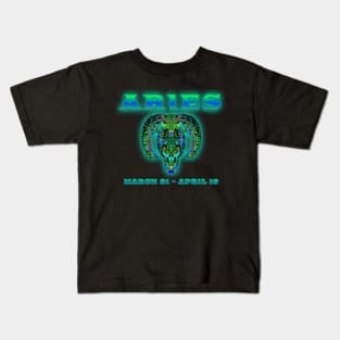 Aries 5b Black Kids T-Shirt